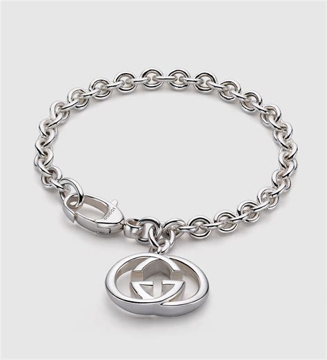 gucci bracelet interlocking g charm.